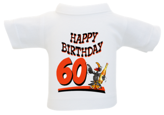 60 Birthday Rabe Mini-T-Shirt