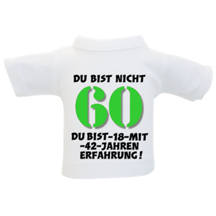 60 Erfahrung Mini-T-Shirt