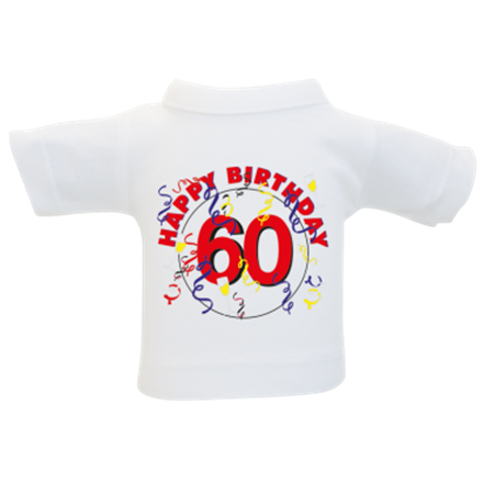 60 Happy Birthday Mini-T-Shirt