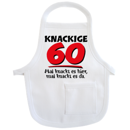 60 Knackig Mini-Schürze