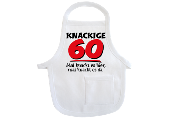 60 Knackig Mini-Schürze