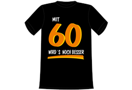 60 wird’s besser T-Shirt - XXL