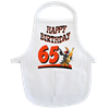 65 Birthday Rabe Mini-Schürze
