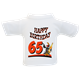 65 Birthday Rabe Mini-T-Shirt