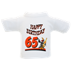 65 Birthday Rabe Mini-T-Shirt