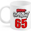 65 Happy Birthday Tasse | Bild 1