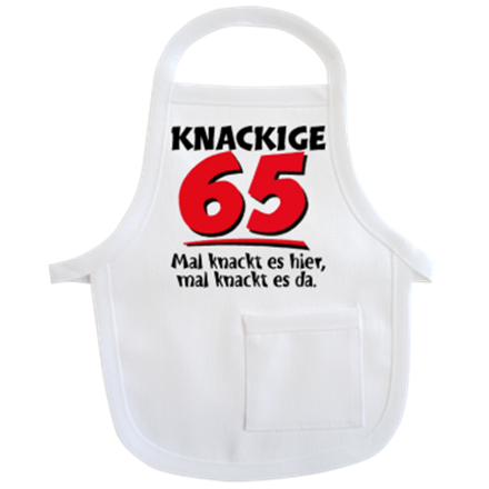 65 Knackig Mini-Schürze