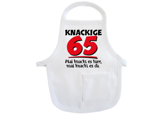 65 Knackig Mini-Schürze