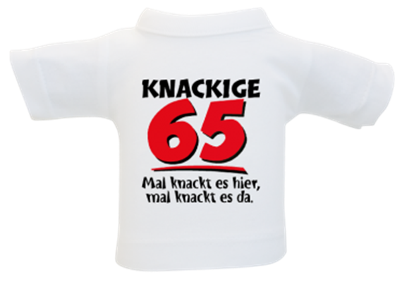 65 Knackig Mini-T-Shirt