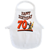 70 Birthday Rabe Mini-Schürze