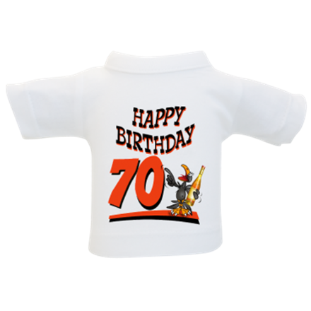 70 Birthday Rabe Mini-T-Shirt
