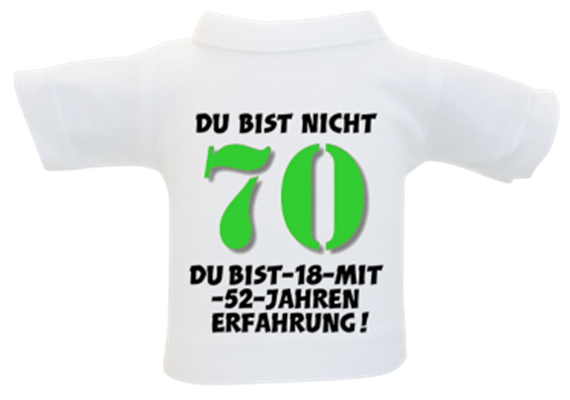 70 Erfahrung Mini-T-Shirt