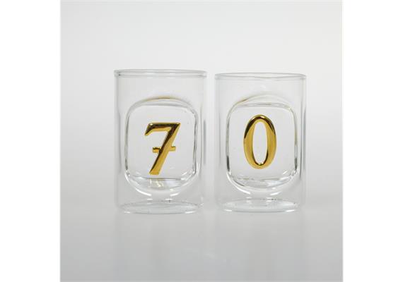 70. Geburtstag Schnapsgläser