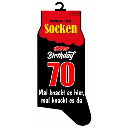 70. Geburtstag Socken