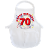 70 Happy Birthday Mini-Schürze