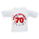 70 Happy Birthday Mini-T-Shirt