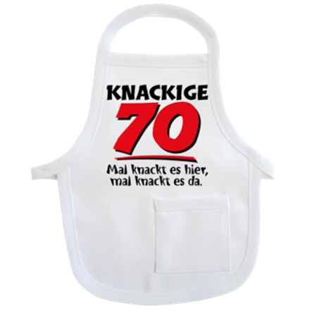70 Knackig Mini-Schürze