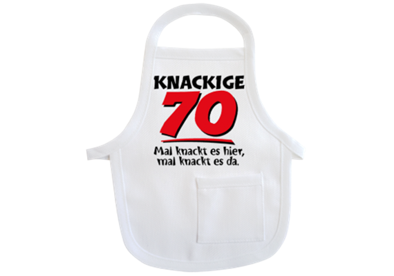 70 Knackig Mini-Schürze