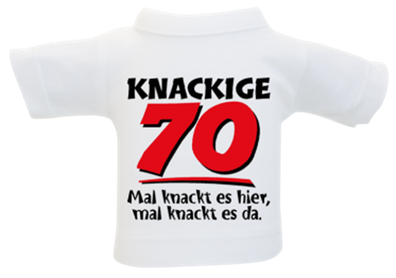 70 Knackig Mini-T-Shirt