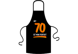70 perfekt Schürze - Textilfarbe schwarz