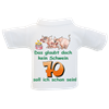 70 Schwein Mini-T-Shirt