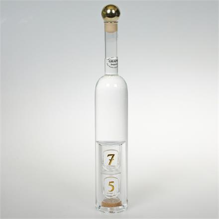 75. Geburtstag Grappa Flasche
