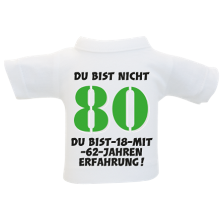 80 Erfahrung Mini-T-Shirt
