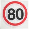 80. Geburtstag Servietten