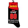 80. Geburtstag Socken