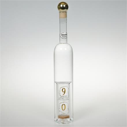 90. Geburtstag Grappa Flasche