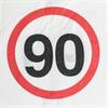 90. Geburtstag Servietten