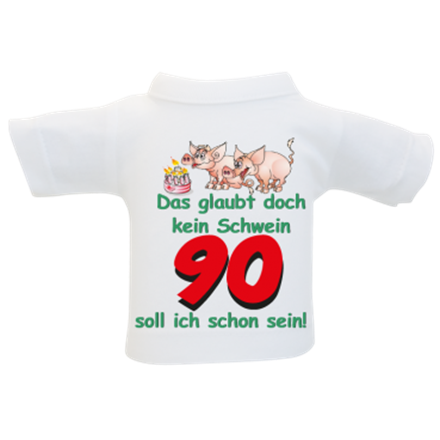 90 Schwein Mini-T-Shirt