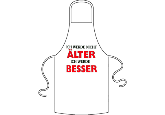 Älter Besser Schürze