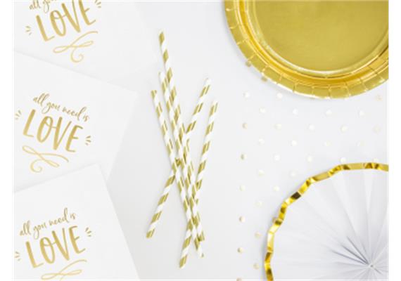 All you need is love Serviette (gold) | Bild 2