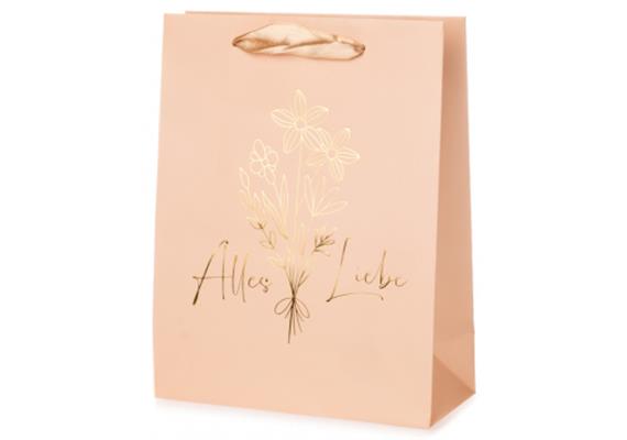 Alles Liebe Blumenstrauss Geschenktasche (M)