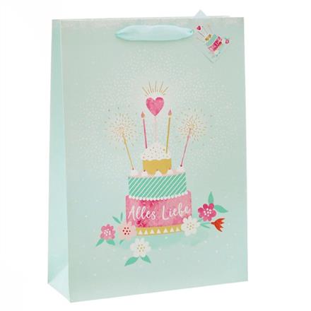 Alles Liebe Torte Geschenktasche (M)