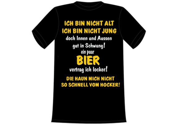 Alt Jung Bier T-Shirt - L
