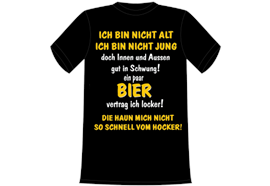 Alt Jung Bier T-Shirt - M