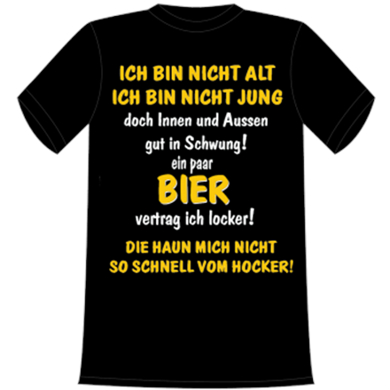 Alt Jung Bier T-Shirt