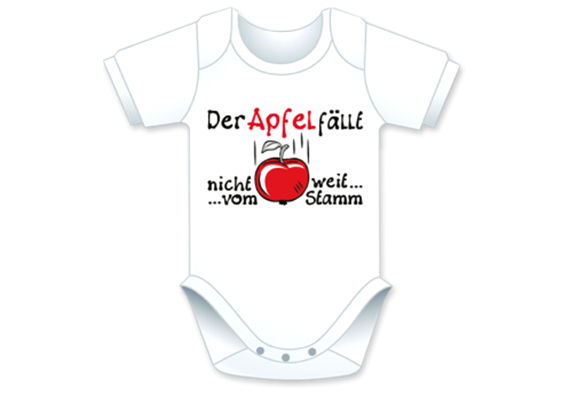 Apfel fällt vom Stamm Body - Grösse 62/68