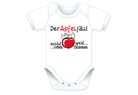 Apfel fällt vom Stamm Body - Grösse 74/80