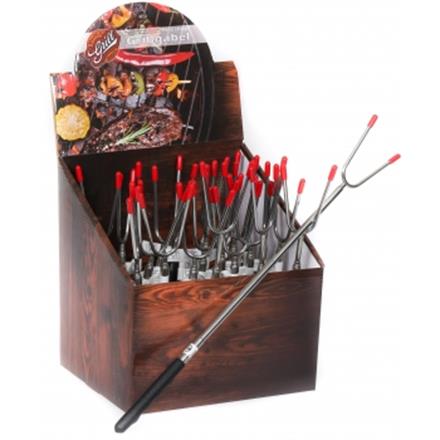 Ausziehbarer Grillspiess