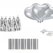Auto Dekoration Hochzeit (silber) | Bild 3