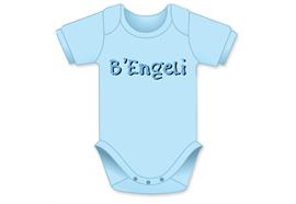 B'engeli hellblau Body - Grösse 74/80