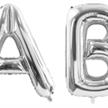Baby Ballonset silber (86 cm) | Bild 1