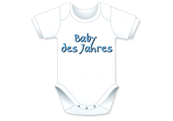 Baby des Jahres Body - Grösse 62/68