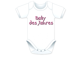 Baby des Jahres Body - Grösse 62/68