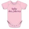 Baby des Jahres rosa Body - Grösse 62/68