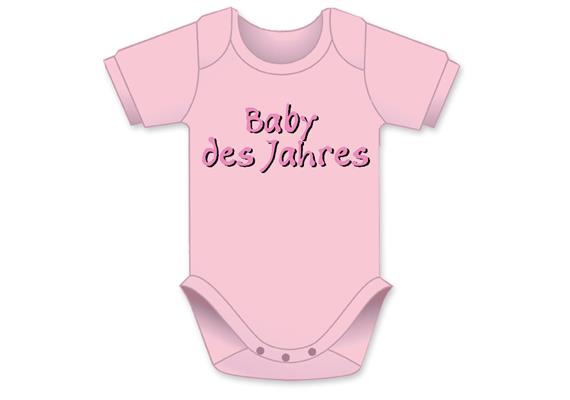 Baby des Jahres rosa Body - Grösse 62/68
