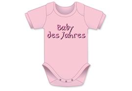 Baby des Jahres rosa Body - Grösse 62/68